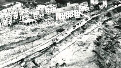 Kraj Longarone, 10. oktobra 196, dan po tragični nesreči na jezeru Vajont
