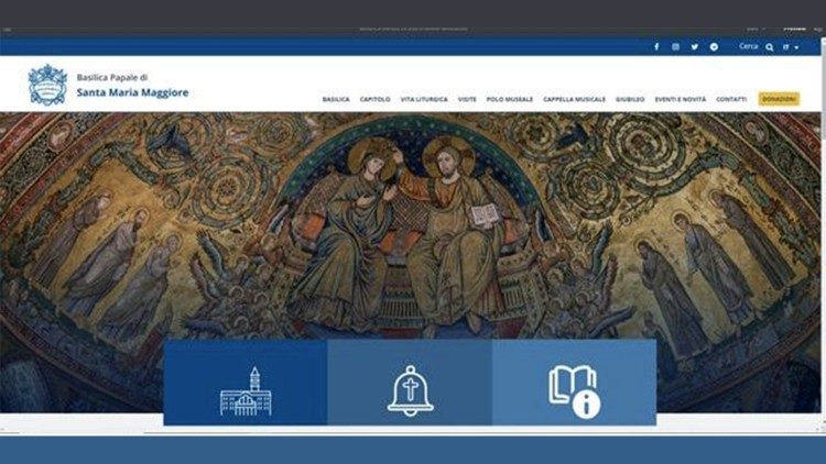 New web portal of the Basilica