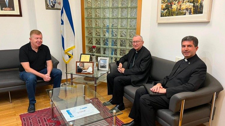 Susret je održan u izraelskom veleposlanstvu pri Svetoj Stolici