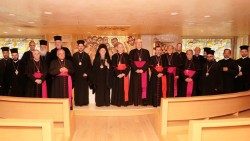 El Patriarca Ecuménico Bartolomé I y los miembros de la Conferencia Episcopal Española