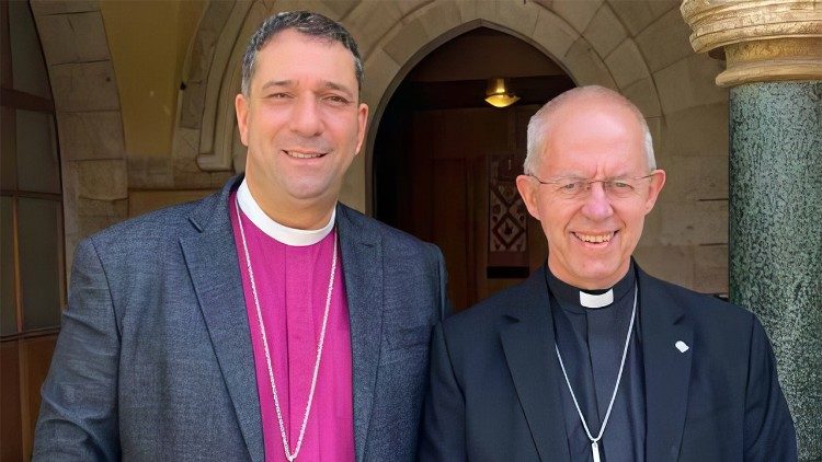Archbishop Justin Welby and Archbishop Hosam Naoum
