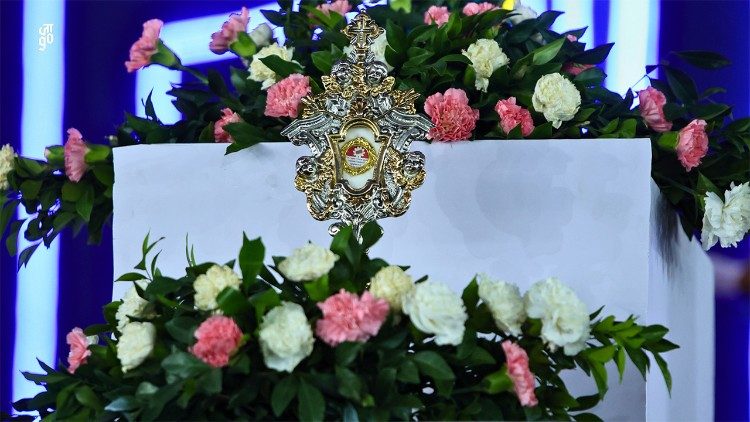 A relic of St. John Paul II was venerated at the Jaago Conference