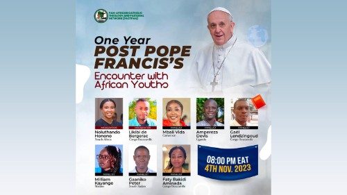Il y a une année, le Pape rencontrait des jeunes africains via Zoom