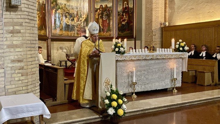 Kardinal Kurt Koch an Allerheiligen bei der Vesper im Campo Santo Teutonico