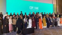 Alcuni dei leader religiosi protagonisti del Global Faith Summit on Climate Action, che si tiene il 6 e il 7 novembre ad Abu Dhabi (Emirati Arabi Uniti)