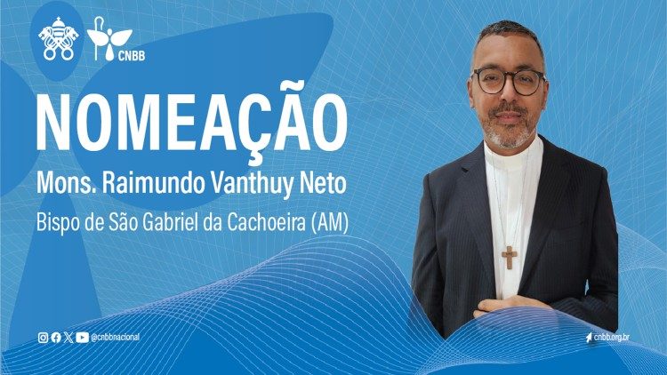 O novo bispo da diocese de São Gabriel da Cachoeira (AM), Pe. Raimundo Vanthuy Neto