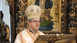 Episcopul greco-catolic Cristian-Dumitru Crișan, al Curiei Arhiepiscopale de la Blaj (foto: Facebook / Arhieparhia Blaj)
