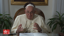 Papst Franziskus äußert sich in einer Videobotschaft zur Einweihung des Faith Pavilion in Dubai zur COP28