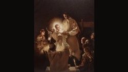 Džovanni Gasparro glezna "Svētais Francisks Grečio"