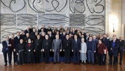 Foto de grupo na Conferência de Missionários Italianos na Farnesina