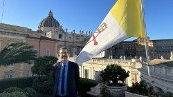 Unser Sonntag im Janaur mit Prof. Dr. Stephan Kampowski, hier Terrasse des Hotels Paolo VI in Rom