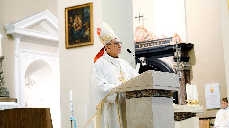 Kardinolas A. J. Bačkis (Aistės Karpytės nuotrauka)
