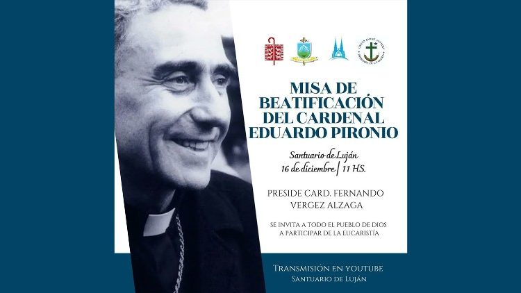 Convite para a Missa de Beatificação do Cardeal Pironio 