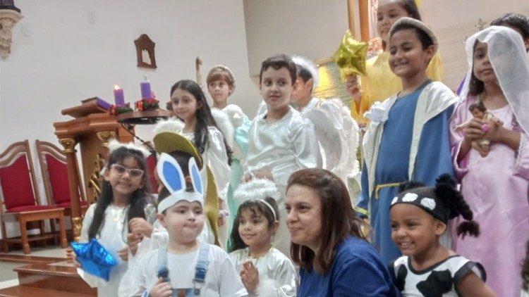 Crianças da Catequese da Paróquia São João Batista 