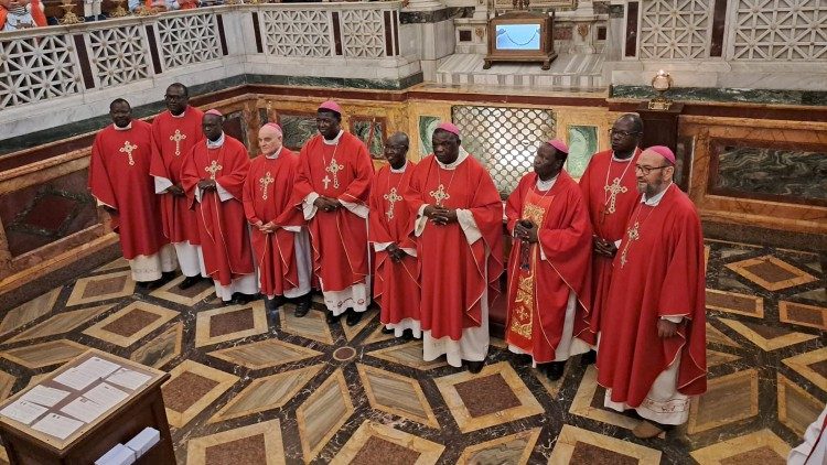 Les évêques du Tchad en visite Ad Limina apostolorum à Rome