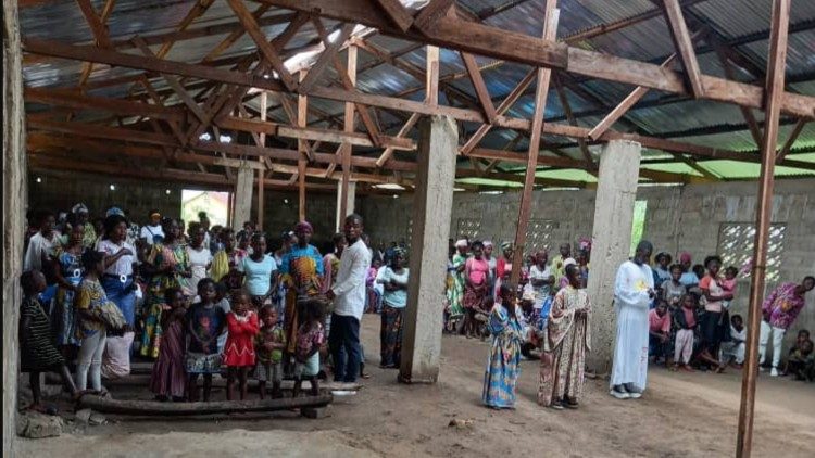 Chapelle de l'apôtre Saint-Jude à Kimbau (République démocratique du Congo)