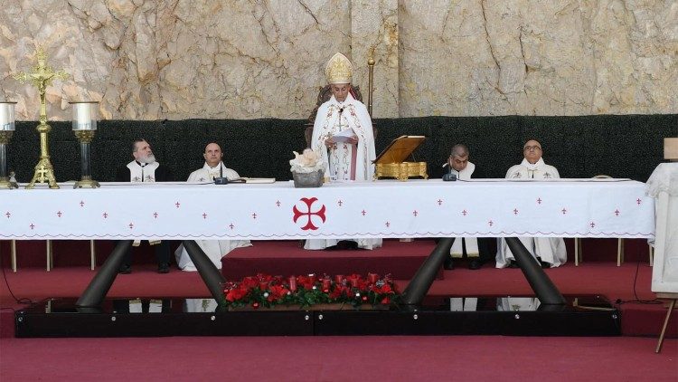 2023.12.26 Patriarca Maronita Card.Bechara Rai, Messa Natale 25 dicembre 2023, Bkerke - Libano
