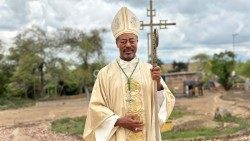 Mgr Léopold Sosthène Bayemi, évêque d'Obala (Cameroun), à l'occasion de la fête de Pâques, célébrée dimanche 31 mars 2024