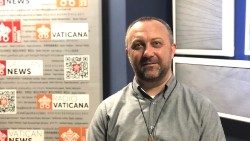 Отець Олег в студії Радіо Ватикану