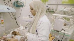 La doctora Aaliyah que trabaja en la Franja de Gaza (Action Aid)