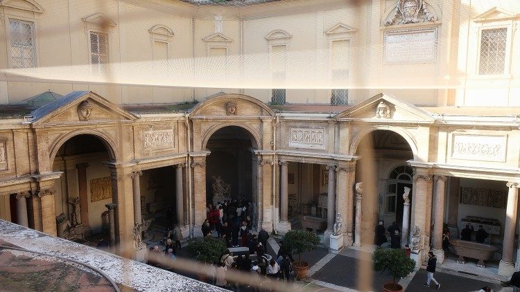 Cortile Ottagono - foto di Anna Poce © Musei Vaticani