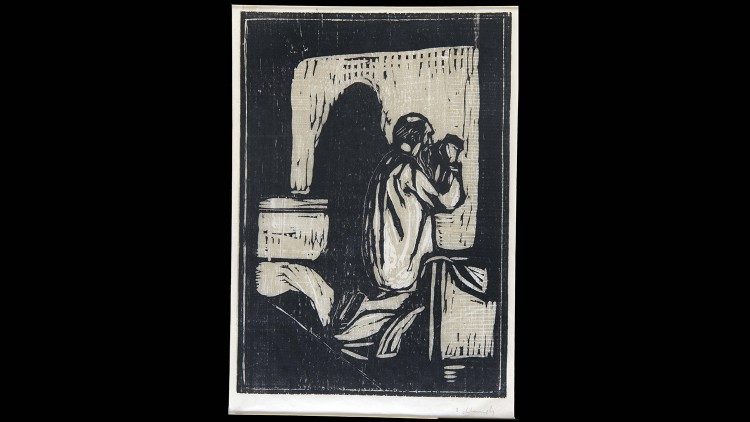 Edvard Munch Old Man Praying (The Father Praying), 1902, Vatican Museums, Collection of Modern and Contemporary Art
