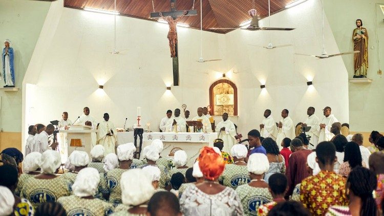 Holy Mass at St. Paul’s Catholic Seminary – Sowutuom, Accra in Ghana