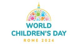 2024.02.02  logo della Giornata mondiale dei bambini.   