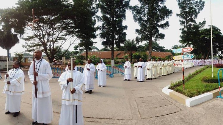 Celebrating World Day of Consecrated Life in Kinshasa 2 Feb. 2024.