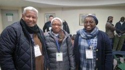 La délégation du Gabon lors de la rencontre du lancement du jubilé de la vie consacrée (Rome, 1 au 4 février 2024). 