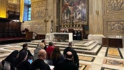 Bei dem ökumenischen Gebet im Petersdom am Donnerstag