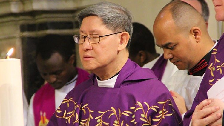 Cardinal Tagle at the ceremony.