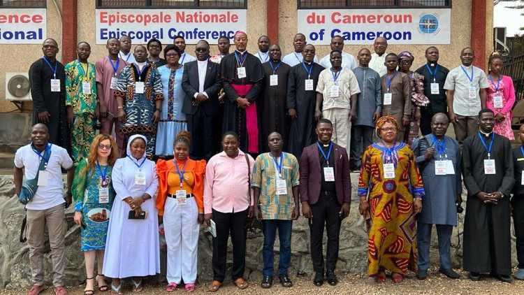 Les participants au 7è Conseil national de la communication catholique au Cameroun (Yaoundé - 20 au 24 février 2024)
