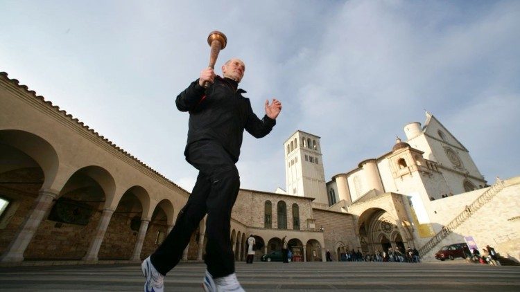 Ulderico Lambertucci in pellegrinaggio ad Assisi