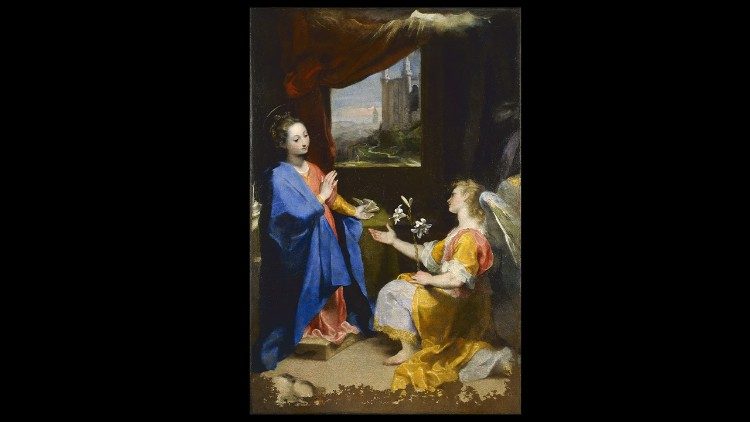 费德里科·巴罗奇，《圣母领报》，油画，1582-84年