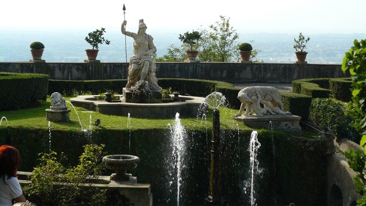 Park der Villa d’Este in Tivoli: Mehr als 500 Brunnen und Wasserspiele