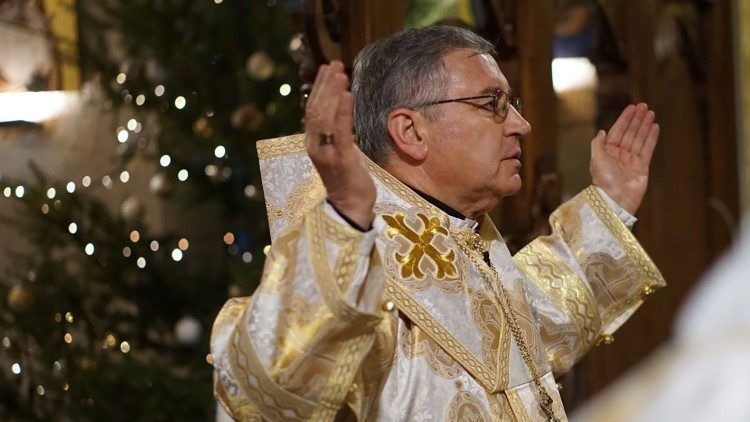2024.01.08 Bishop Stojanov celebrated the Christmas Liturgy in Strumica - Nord Macedonia