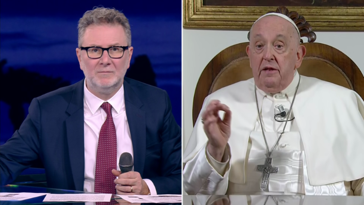 Папа Франциск в программе «Che tempo che fa»  (14 января 2024 г.)