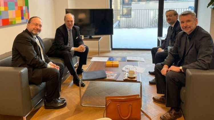 COMECE ir CEC atstovų susitikimas su ambasadoriumi Willemu van de Voorde