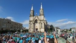 Missões Franciscanas da Juventude que aconteceram na 7ª edição em Xaxim (SC) em 2020