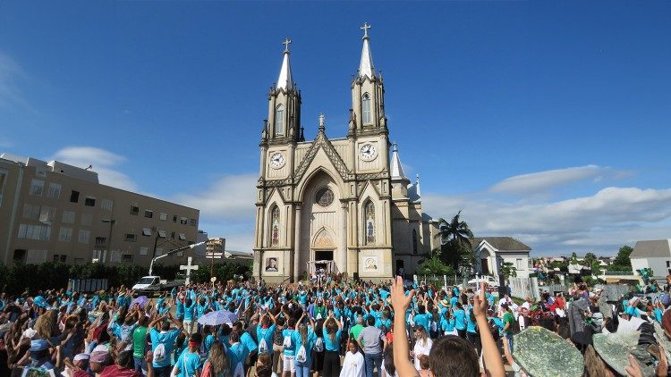 Missões Franciscanas da Juventude que aconteceram na 7ª edição em Xaxim (SC) em 2020