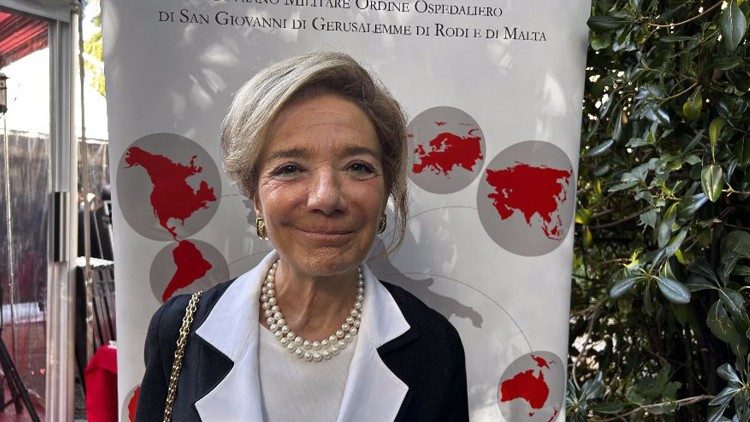 Maria Emerica Cortese, ambassadrice de l'Ordre de Malte au Liban.