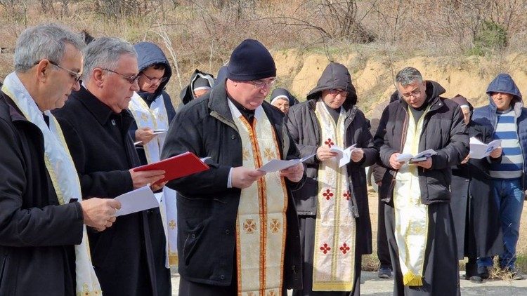 2024.01.26 Prayer in Paljurtsi in honor of Saint Paul the Apostle - Nord Mazedonien