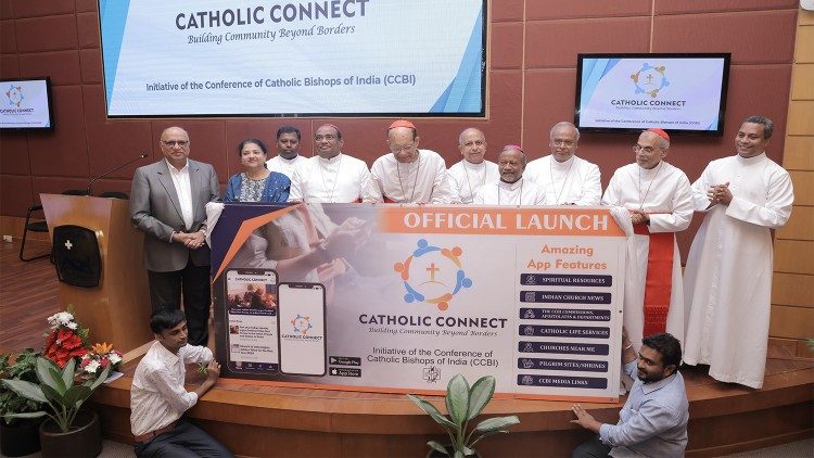 Indian Cardinals and Bishops launch Catholic Connect App.