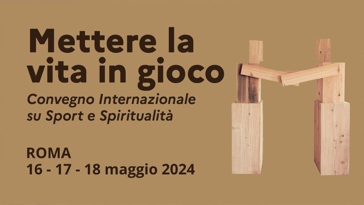 Cartaz para a conferência sobre esporte e espiritualidade 