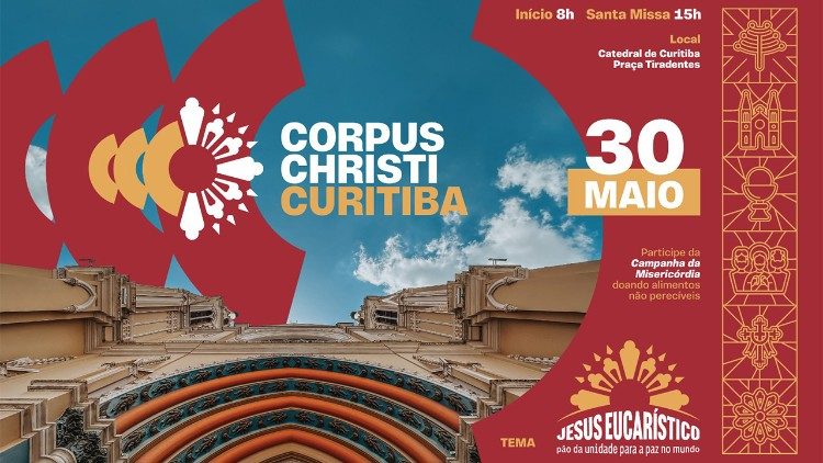 
                    Curitiba: Corpus Christi 2024 pede unidade e paz para o mundo
                