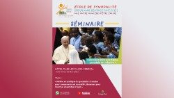  Le logo de l'Ecole de Synodalité, organisé par Soeur Anne Béatrice Faye, à Dakar (Sénégal), du 10 au 12 mai 2024