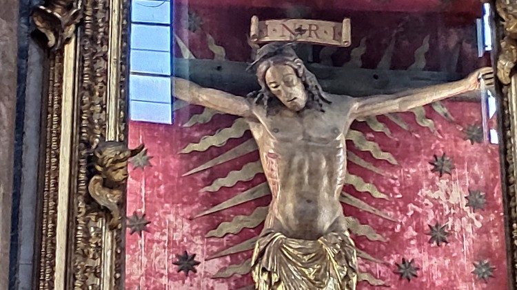 Il Crocifisso miracoloso nella chiesa di San Marcello al Corso