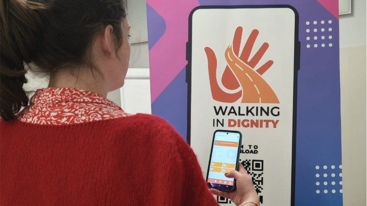 Talitha Kum lansira aplikaciju Walking in Dignity ambasadorice mladih, 30. siječnja 2024. (autor fotografije: Talitha Kum).