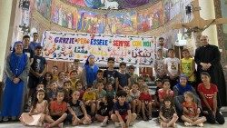 Gmb, i bambini di Gaza ringraziano il Papa (foto Sir)